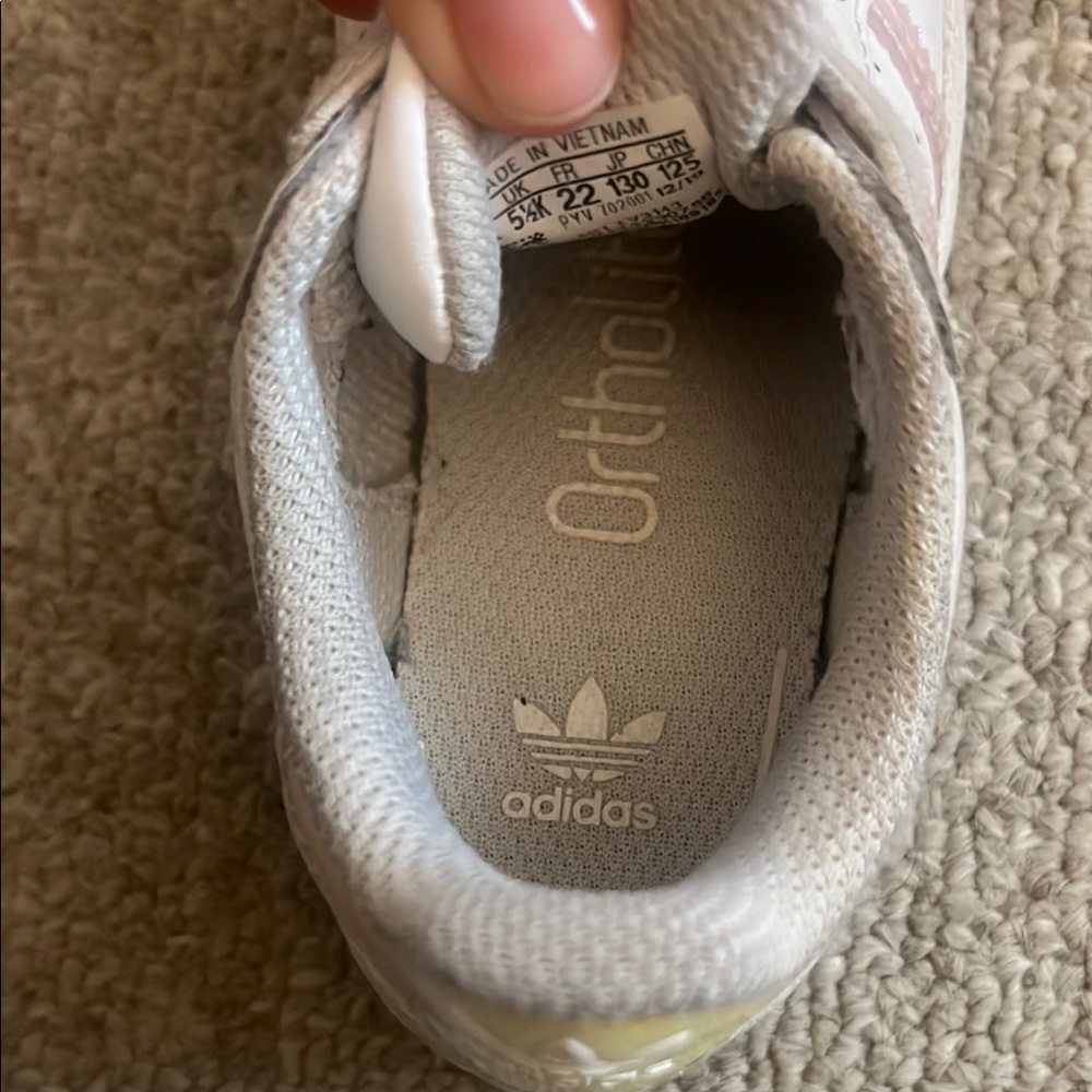 Adidas white Sneakers with Classic Shell Toe - Picture 2 of 7